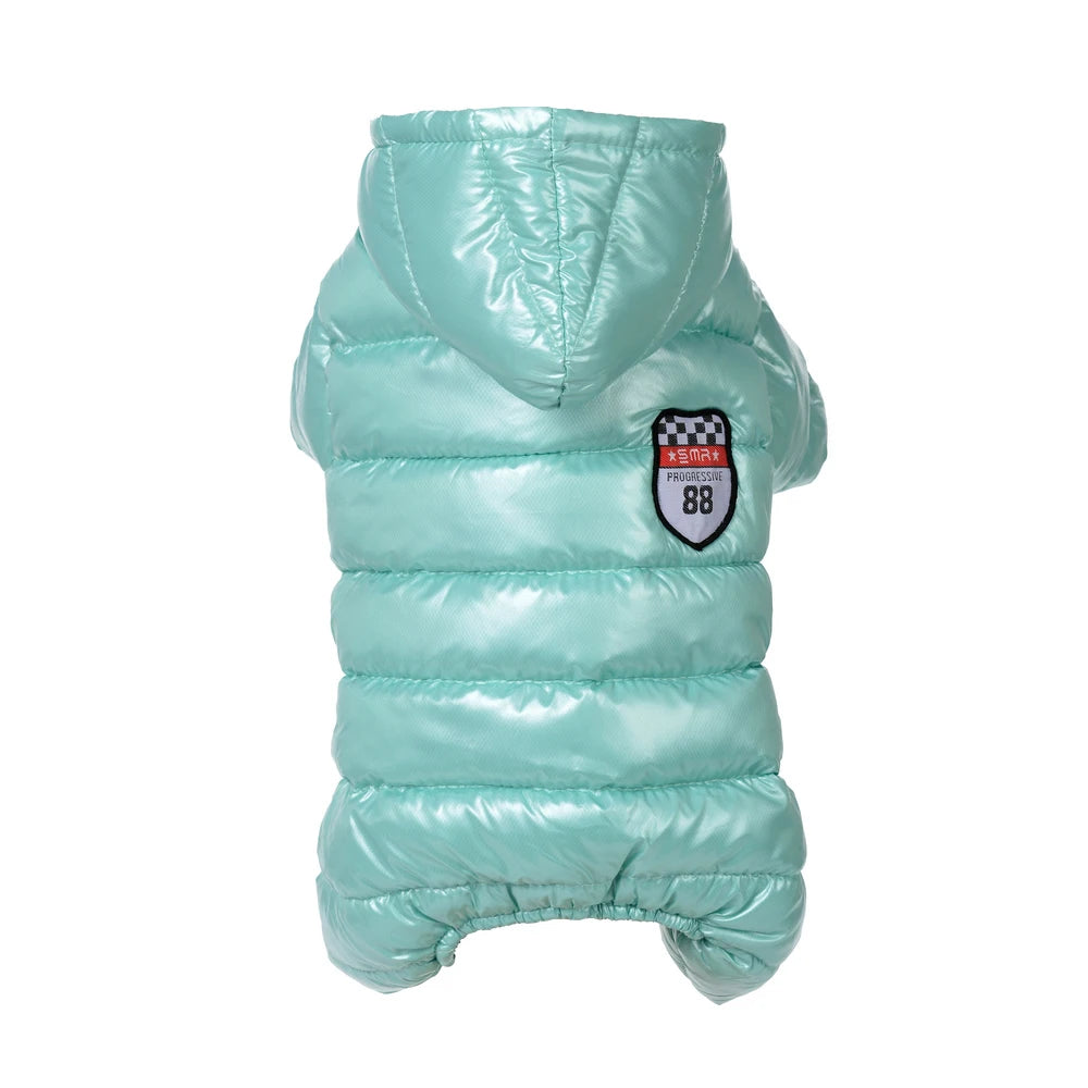 Vestiti per Cani Di Piccola Taglia Inverno Caldo Cucciolo Cappotti per Cani Da Compagnia Impermeabile Giacca per Cani Con Cappuccio Tute Chihuahua Yorkie Abbigliamento Tuta