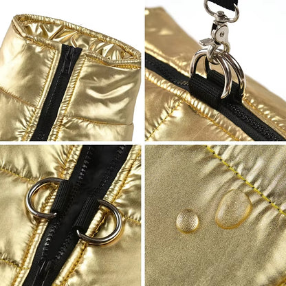 Vestiti per Cani Di Piccola Taglia Giacca Impermeabile per Cani Di Grossa Taglia Autunno Inverno Cappotto Caldo per Cani Da Compagnia Abbigliamento per Cani Chihuahua Bulldog Francese