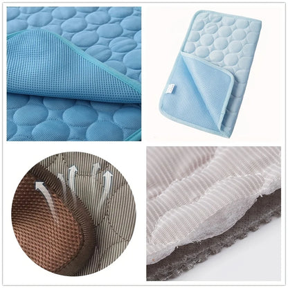 Tappetino Rinfrescante per Cani Lettino Freddo Estivo per Animali Domestici Extra Large per Cani Di Piccola Taglia Accessori per Animali Domestici Coperta Durevole per Gatti Divano Coperta per Ghiaccio per Gatti