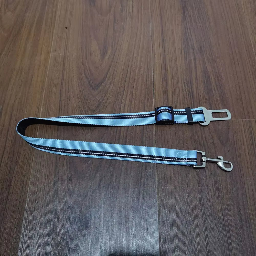 Forniture per Animali Domestici Cintura Di Sicurezza per Auto Cintura Di Sicurezza per Cani Guinzaglio per Cani Cintura per Veicolo Ammortizzazione Regolabile Corda Di Sicurezza Elastica Riflettente per Cani E Gatti