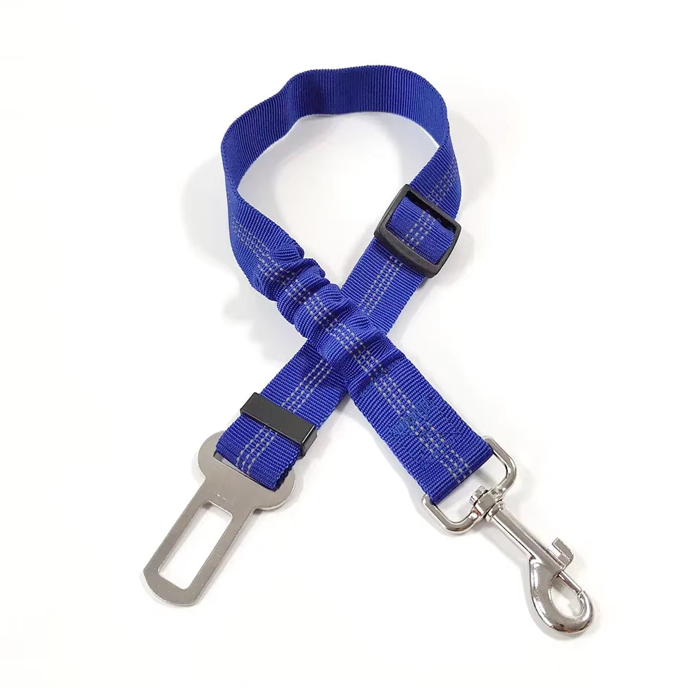 Forniture per Animali Domestici Cintura Di Sicurezza per Auto Cintura Di Sicurezza per Cani Guinzaglio per Cani Cintura per Veicolo Ammortizzazione Regolabile Corda Di Sicurezza Elastica Riflettente per Cani E Gatti