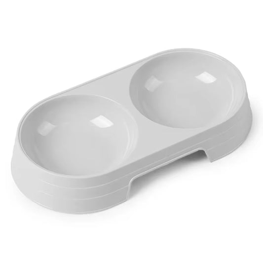 Doppi Ciotole per Animali Domestici Alimentatore per Acqua per Cibo per Cani Alimentatore per Piatti per Animali Domestici in Acciaio Inossidabile Alimentatore per Cuccioli Di Gatto Accessori per Cani Di Piccola Taglia
