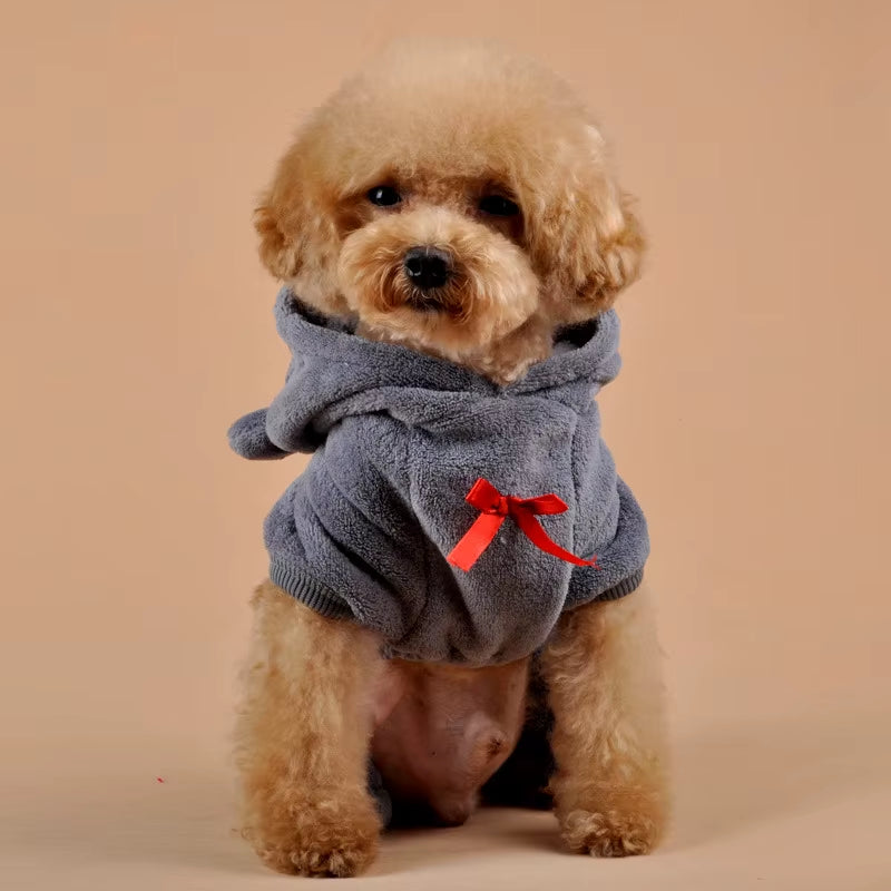 Amore Orso Flanella Cute Dog Tuta Inverno Soft Comfort Pigiama Abbigliamento per Le Piccole Costume Cucciolo Di Chihuahua Pet Abbigliamento Abiti
