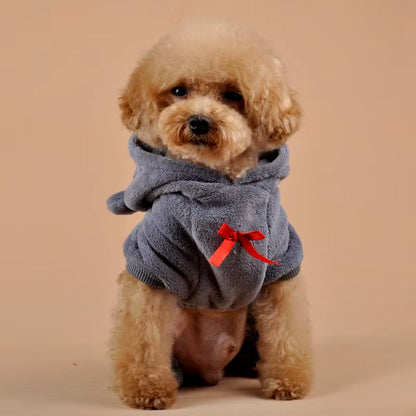 Amore Orso Flanella Cute Dog Tuta Inverno Soft Comfort Pigiama Abbigliamento per Le Piccole Costume Cucciolo Di Chihuahua Pet Abbigliamento Abiti