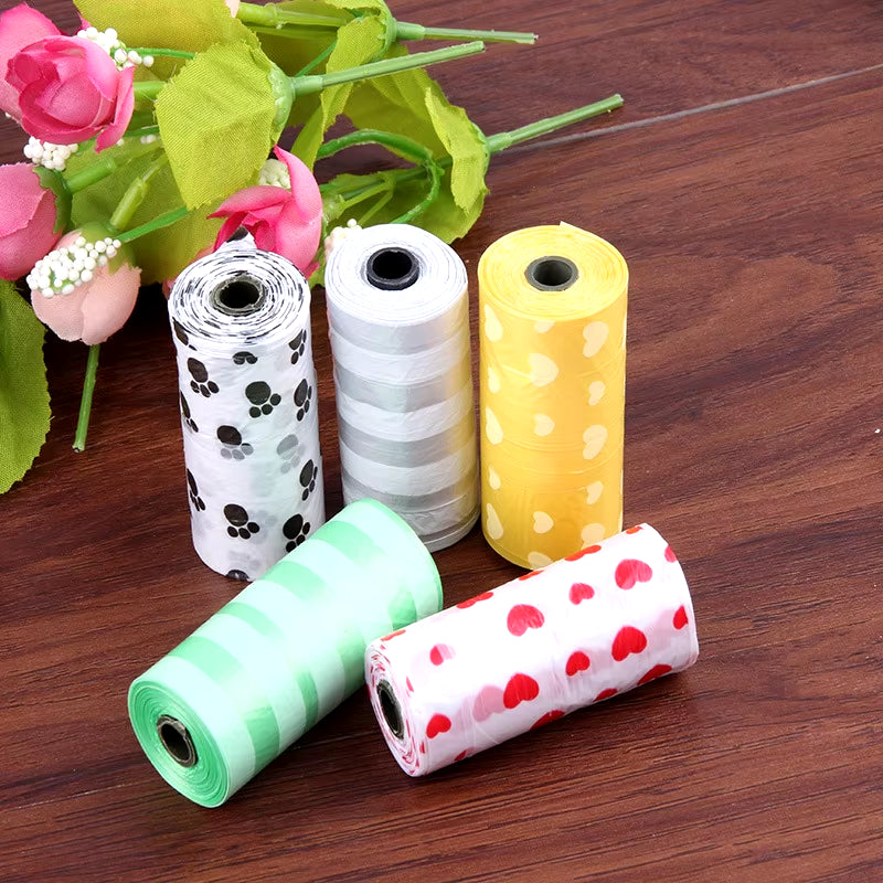 Sacchetto Di Cacca Di Cane Da Compagnia Biodegradabile Sacchetti Di Cacca Di Cane a Zero Rifiuti Dispenser Di Sacchetti Di Cacca Di Paw Doggy Prodotti per Animali Domestici per Cani