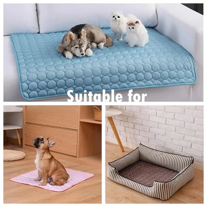 Tappetino Rinfrescante per Cani Lettino Freddo Estivo per Animali Domestici Extra Large per Cani Di Piccola Taglia Accessori per Animali Domestici Coperta Durevole per Gatti Divano Coperta per Ghiaccio per Gatti