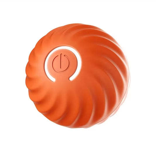 Palla Giocattolo per Cani Palla Rotante Rimbalzante in Movimento Automatico Palla Giocattolo Da Masticare per Cani Interattiva per Cuccioli Intelligenti USB