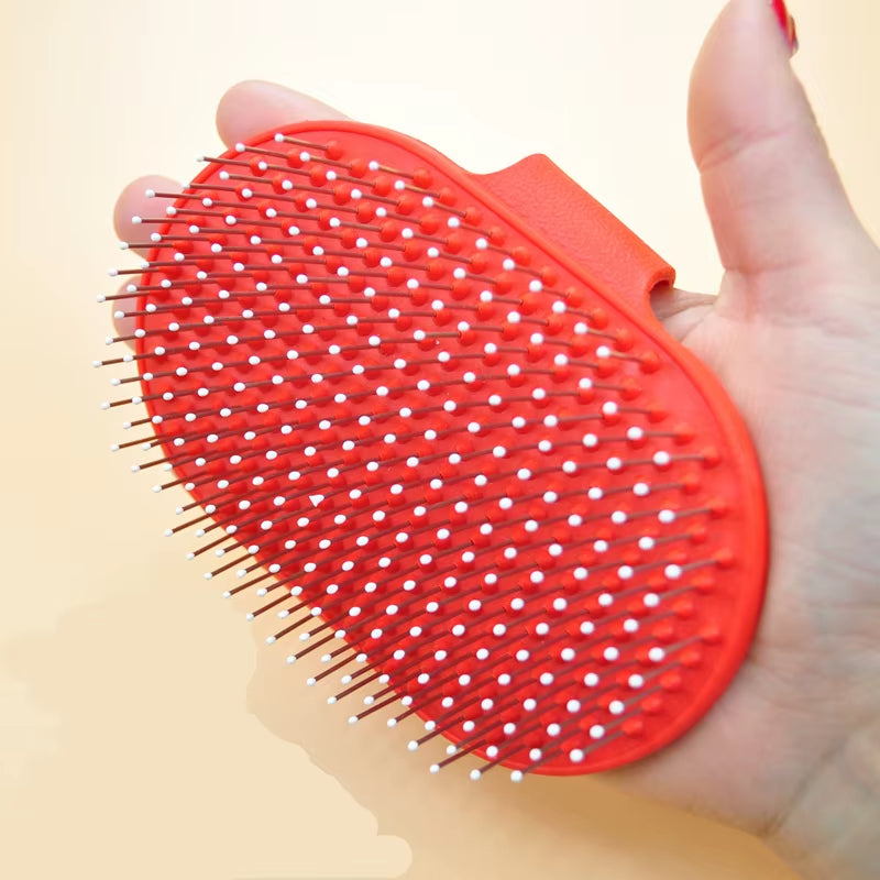Vendita Calda Pet Dog Cat Spazzola Da Bagno Pettine Guanto Di Gomma Capelli Pelliccia Toelettatura Massaggio Massaggio Pin Doccia per Animali Spazzola per Cani Forniture per Animali Domestici