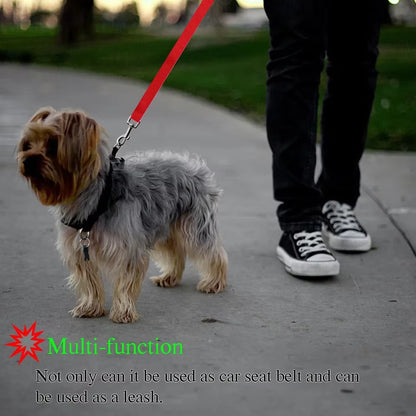 Prodotti per Animali Domestici Universale Pratico Gatto Cane Sicurezza Regolabile Cintura Di Sicurezza per Auto Guinzaglio Cucciolo Cintura Di Sicurezza Clip Da Viaggio Cavi per Cinturino
