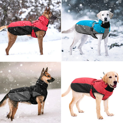 Vestiti Impermeabili per Cani Di Taglia Grande Giacca Calda per Cani Di Taglia Grande Giacca Impermeabile Riflettente Abbigliamento per Cani Di Taglia Media Bulldog Francese XL-6XL