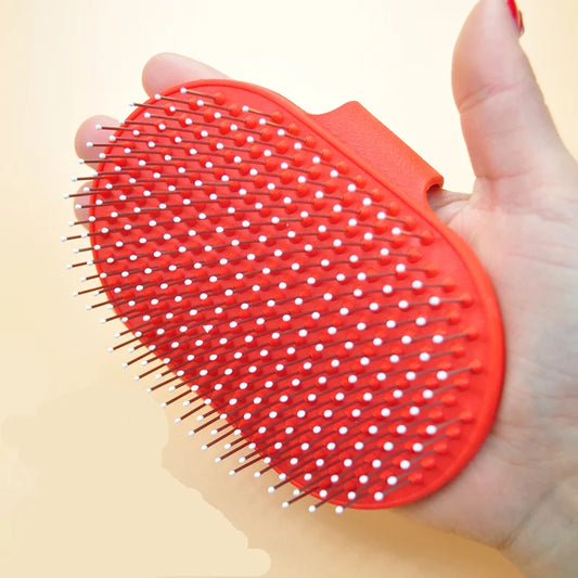 Vendita Calda Pet Dog Cat Spazzola Da Bagno Pettine Guanto Di Gomma Capelli Pelliccia Toelettatura Massaggio Massaggio Pin Doccia per Animali Spazzola per Cani Forniture per Animali Domestici
