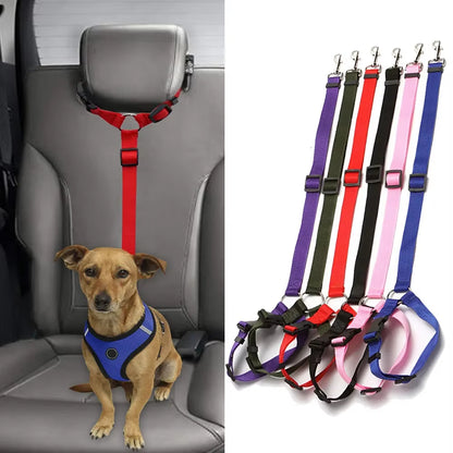 Prodotti per Animali Domestici Universale Pratico Gatto Cane Sicurezza Regolabile Cintura Di Sicurezza per Auto Guinzaglio Cucciolo Cintura Di Sicurezza Clip Da Viaggio Cavi per Cinturino