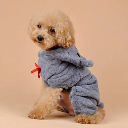Amore Orso Flanella Cute Dog Tuta Inverno Soft Comfort Pigiama Abbigliamento per Le Piccole Costume Cucciolo Di Chihuahua Pet Abbigliamento Abiti