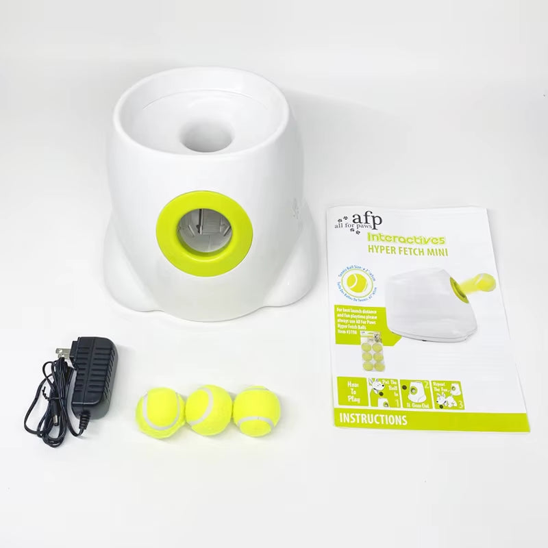 Cane Giocattoli per Animali Domestici Lanciatore Di Tennis Macchina Da Lancio Automatica Dispositivo Di Lancio Di Palline per Animali Domestici 3/6/9M Emissione Di Sezioni Con Addestramento Di Cani a 3 Palline